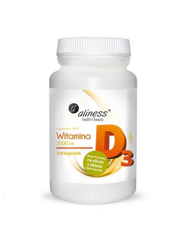 Vitamín D3 2000 IU, 120 kapsúl