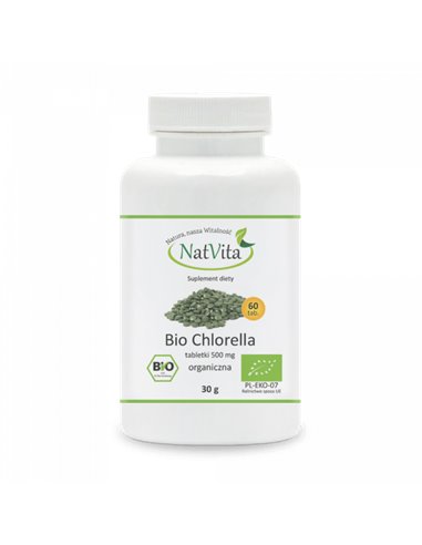 Chlorella BIO 140 tabliet, 500 mg