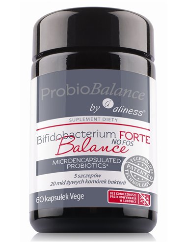 ProbioBalance, Bifidobacterium Forte Balance 20 mld., 60 zeleninových kapsúl.
