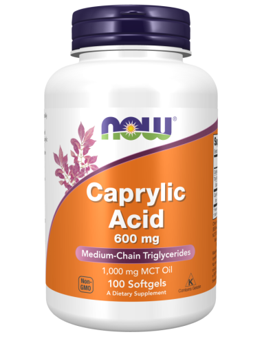 Kyselina kaprylová 600 mg, 100 toboliek
